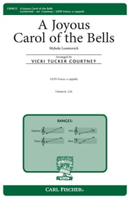 A Joyous Carol of the Bells SATB choral sheet music cover Thumbnail